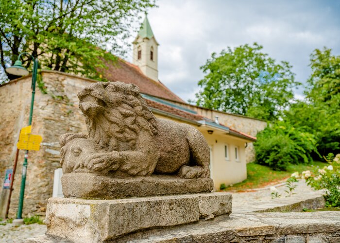Löwenstatue in Hartberg | © TV Oststeiermark | Wolfgang Spekner
