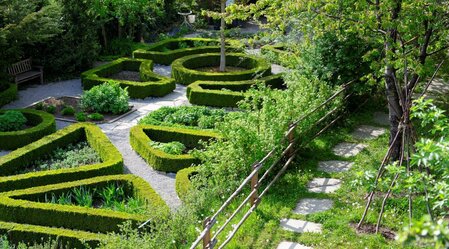 Kräutergarten im frischen Grün | ©  Oststeiermark Tourismus | Bernhard Bergmann