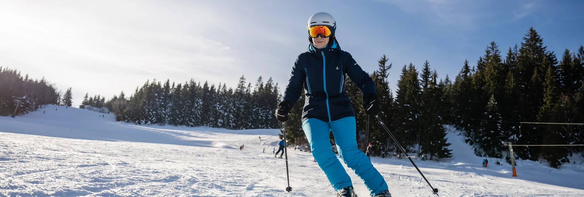 Skifahrerin im verschneiten Joglland | © TV Oststeiermark | Joglland-Waldheimat, Klaus Ranger