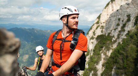 Klettern im Naturpark Almenland in der Oststeiermark | ©  Oststeiermark Tourismus | RKP Marketing