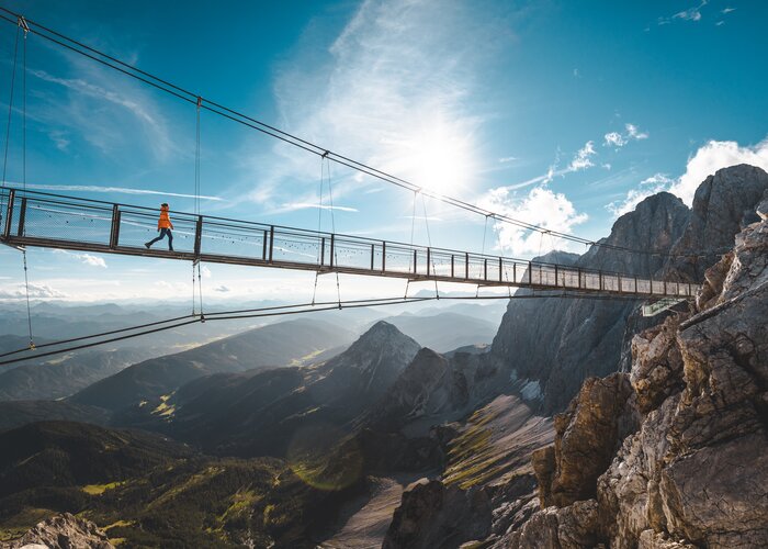 Dachstein Hängebrücke | © Schladming-Dachstein / Mathäus Gartner