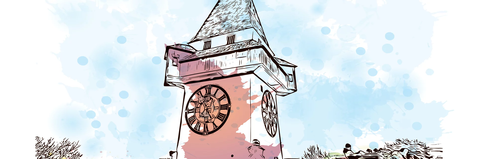 Uhrturm Design | © AdobeStock | dhanu3182 Uhrturm Design | © AdobeStock | dhanu3182