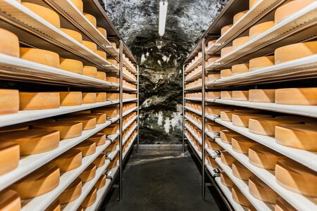Mine Cheese_in the Mine_Eastern Styria | © Almenland Stollenkäse