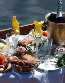 Buch&Boot, Altaussee, Plätten Breakfast | © Boote Salzkammergut | Boote Salzkammergut | © Boote Salzkammergut