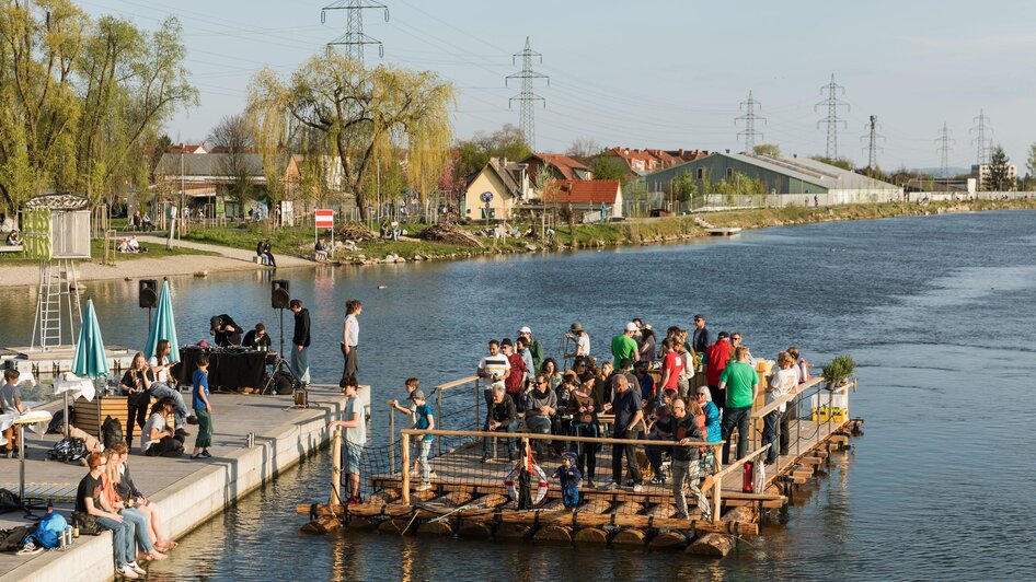Die Flößerei- Yoga am SUP - Impressionen #2.1