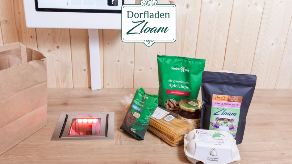 Narzissendorf Zloam, Dorfladen Zloam, Kassa | Narzissendorf Zloam, www.zloam.at | © Narzissendorf Zloam, www.zloam.at Narzissendorf Zloam, Dorfladen Zloam, Kassa | © Narzissendorf Zloam, www.zloam.at