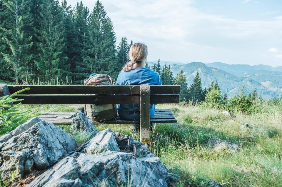 Rastbank mit Fernblick | © Janine Wenzel