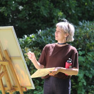 SSA Pöllau_Painting_Eastern Styria | © Styrian Summer Art / Lownan Nangombe