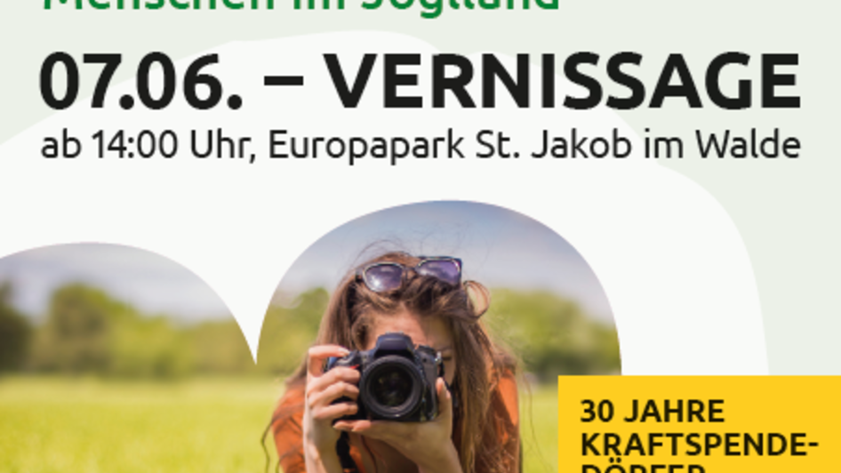 Inserat Veranstaltung Vernissage_Oststeiermark | © LAG Kraftspendedörfer