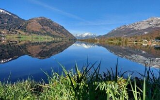Boat rental Allerleih, Grundlsee, view over the lake from Gößl | © Steinegger