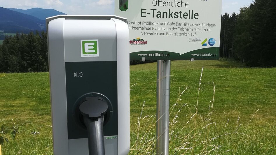 E-Ladestation_Rechberg_Säule_Oststeiermark_Auer | © Tourismusverband Oststeirmark
