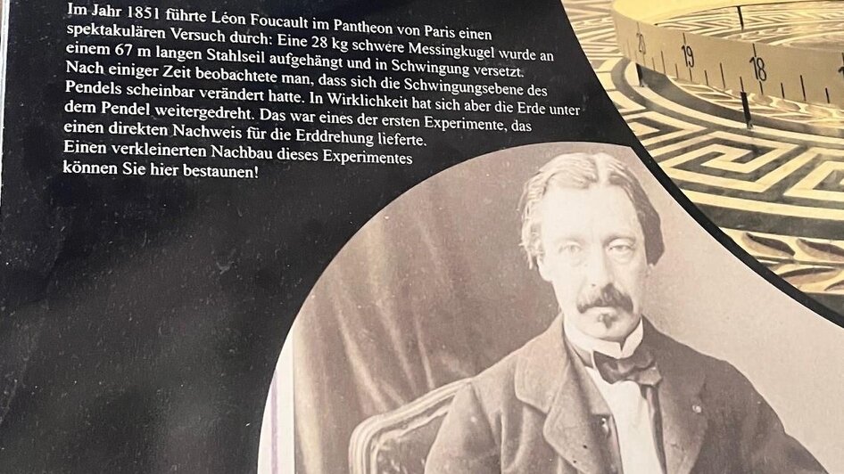 Foucaultsches Pendel in der Pfarrkirche Pöllau - Impression #2.3