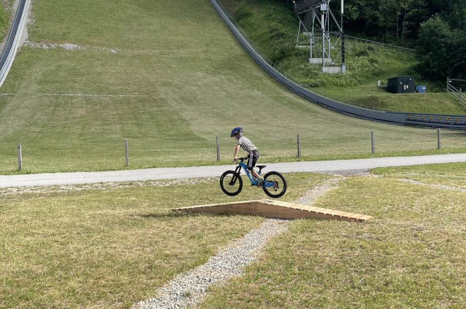 children's bike parcours at the ski jump Kulm - Impression #1 | © Auszeit Ausseerland