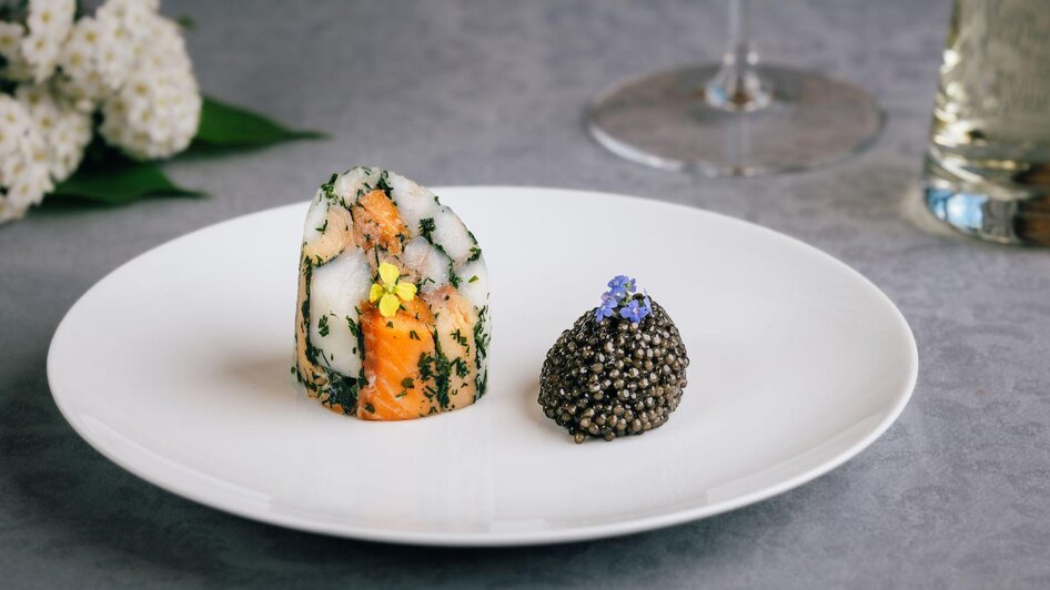 Restaurant Wassermann, Grundlsee, Vorspeise | © Mondi Resort