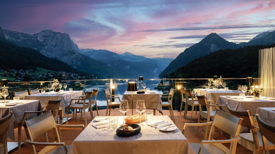 Restaurant Wassermann, Grundlsee, Ausblick | © Mondi Resort