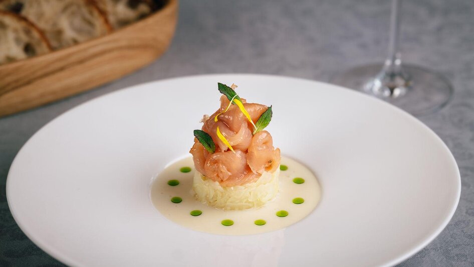 Restaurant Wassermann, Grundlsee, angerichtet | © Mondi Resort