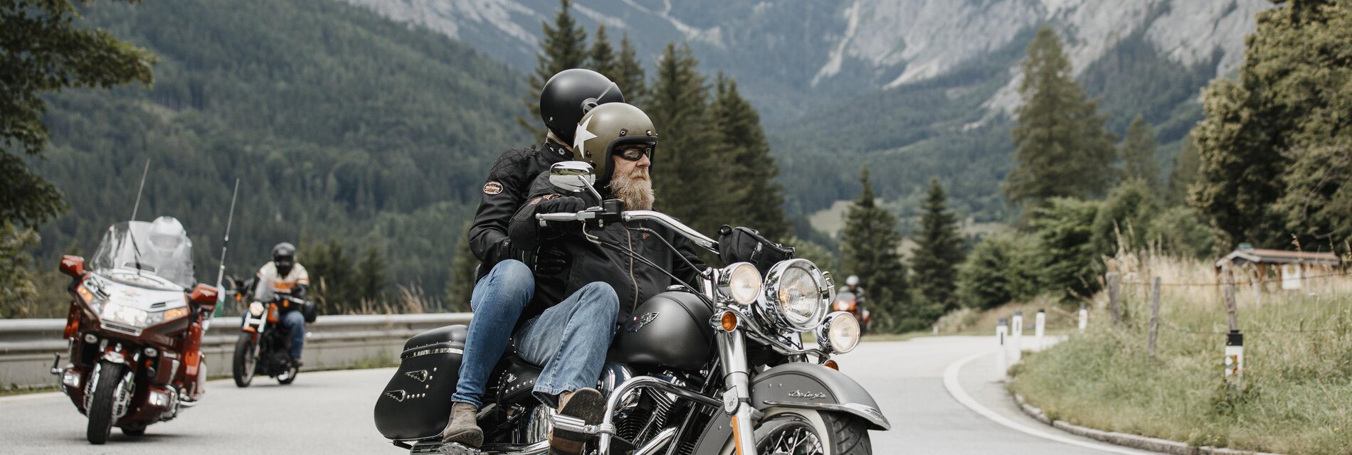 Unterwegs mit dem Motorrad