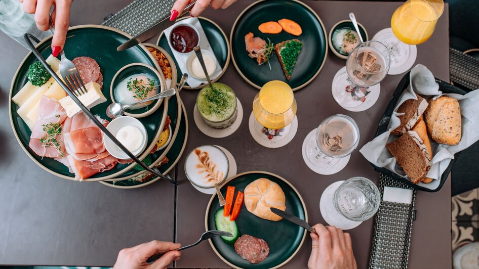 Leckeres Frühstück im Café Promenade in Graz.