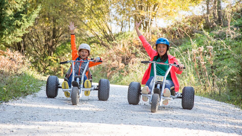 mountain kart - rasant auf drei Rädern