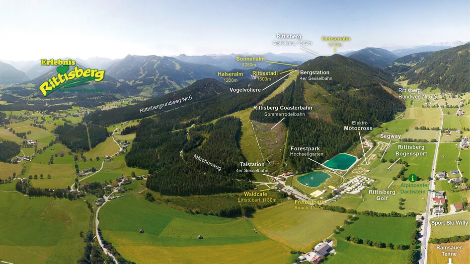 Nordost Ansicht vom Rittisberg | © Hans-Peter Steiner